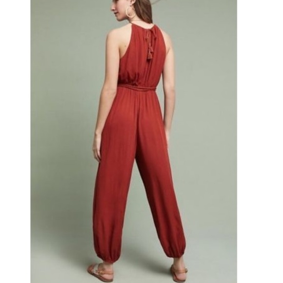 Anthropologie Elevenses North Beach Jumpsuit. L/XL Petite NWT - Picture 4 of 7
